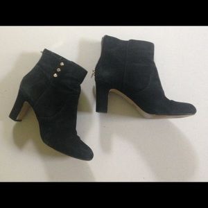Anne Klein Black Suede Boots